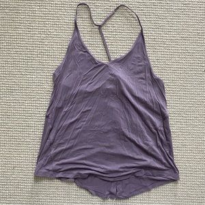 Lululemon modal-silk yoga tank purple ask size 8